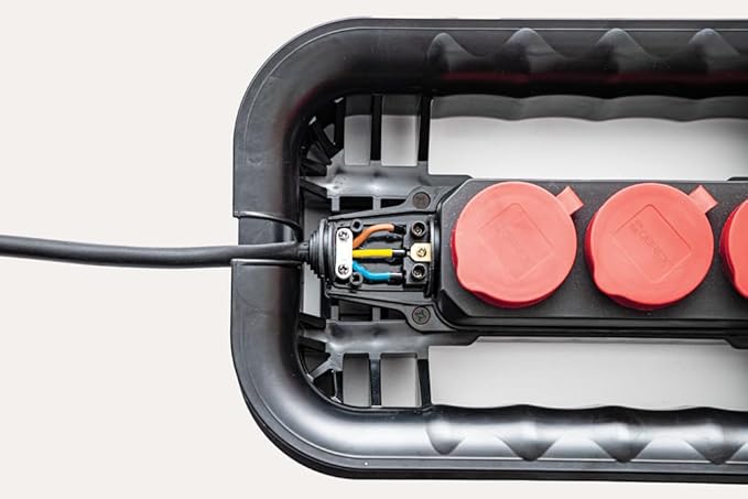 Qbrick System Kabelaufwickler mit Steckdosenleiste Custom Cable Winder Set Kabel Organiser für Werkzeugkisten Werkzeugkoffer Zubehör Modular