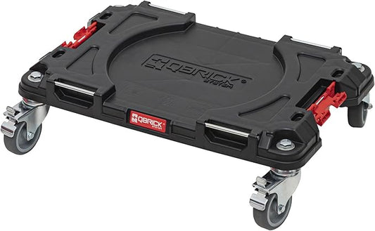 Qbrick System ONE Transport Platform - Mobile Plattform für Werkzeugkasten - mit Robusten Rollen und Steckverbindern für Werkzeugboxen - Angepasst an Raue Einsatzbedingungen -