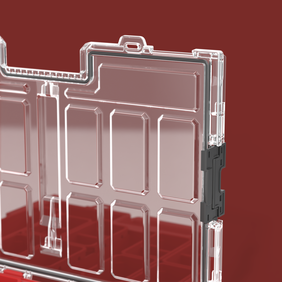 QBRICK SYSTEM ONE ORGANIZER L 2.0 RED ULTRA HD