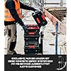 Qbrick System Werkzeugkoffer Werkzeugkasten Leer Werkzeugkiste PRO Drawer 3 Toolbox 2.0 Basic Schwarz Rot 450 x 310 x 244 mm