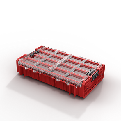 QBRICK SYSTEM ONE ORGANIZER XL 2.0 LONG BIN RED ULTRA HD CUSTOM