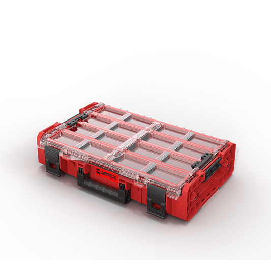 QBRICK SYSTEM ONE ORGANIZER XL 2.0 LONG BIN RED ULTRA HD CUSTOM