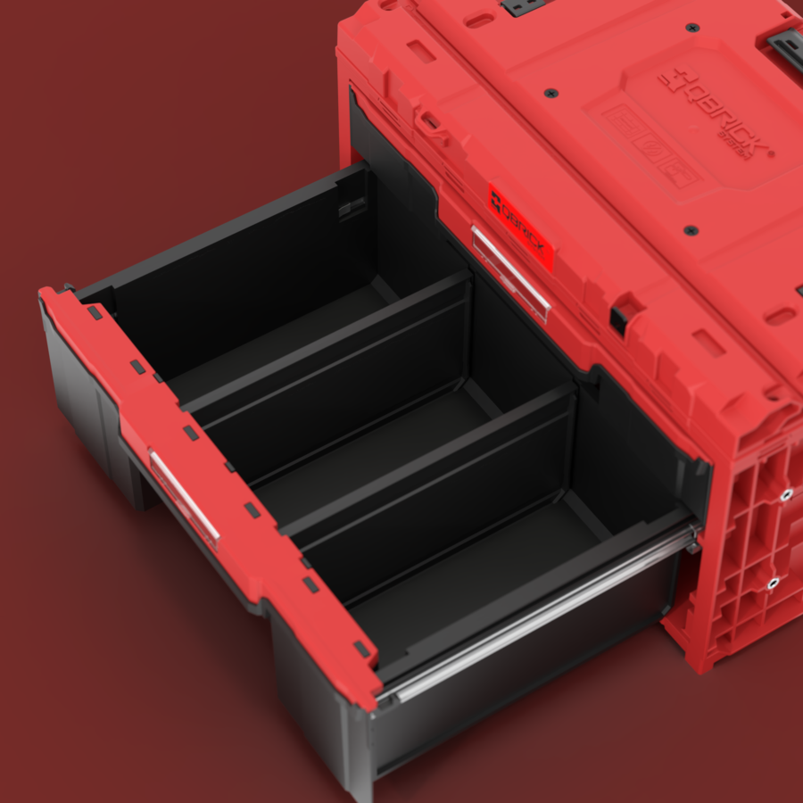 QBRICK SYSTEM ONE DRAWER 2 PLUS TOOLBOX 2.0 RED ULTRA HD CUSTOM