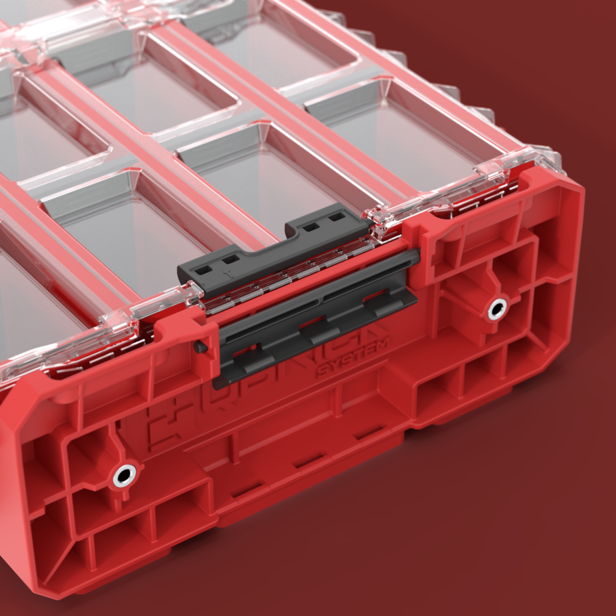 QBRICK SYSTEM ONE ORGANIZER XL 2.0 LONG BIN RED ULTRA HD CUSTOM