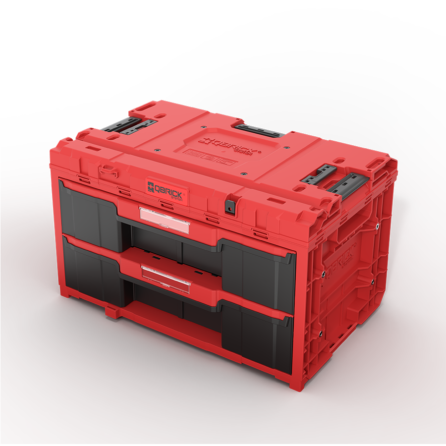 QBRICK SYSTEM ONE DRAWER 2 TOOLBOX 2.0 RED ULTRA HD