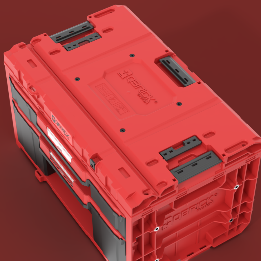 QBRICK SYSTEM ONE DRAWER 2 PLUS TOOLBOX 2.0 RED ULTRA HD CUSTOM
