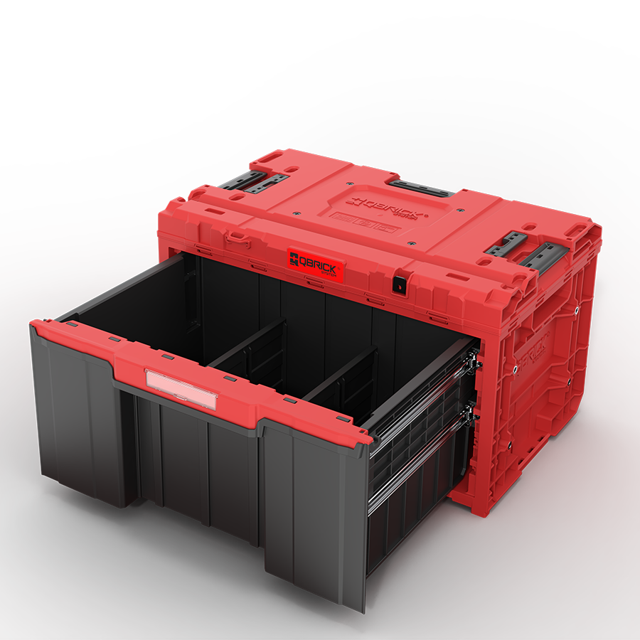 QBRICK SYSTEM ONE DRAWER 1 TOOLBOX 2.0 RED ULTRA HD CUSTOM