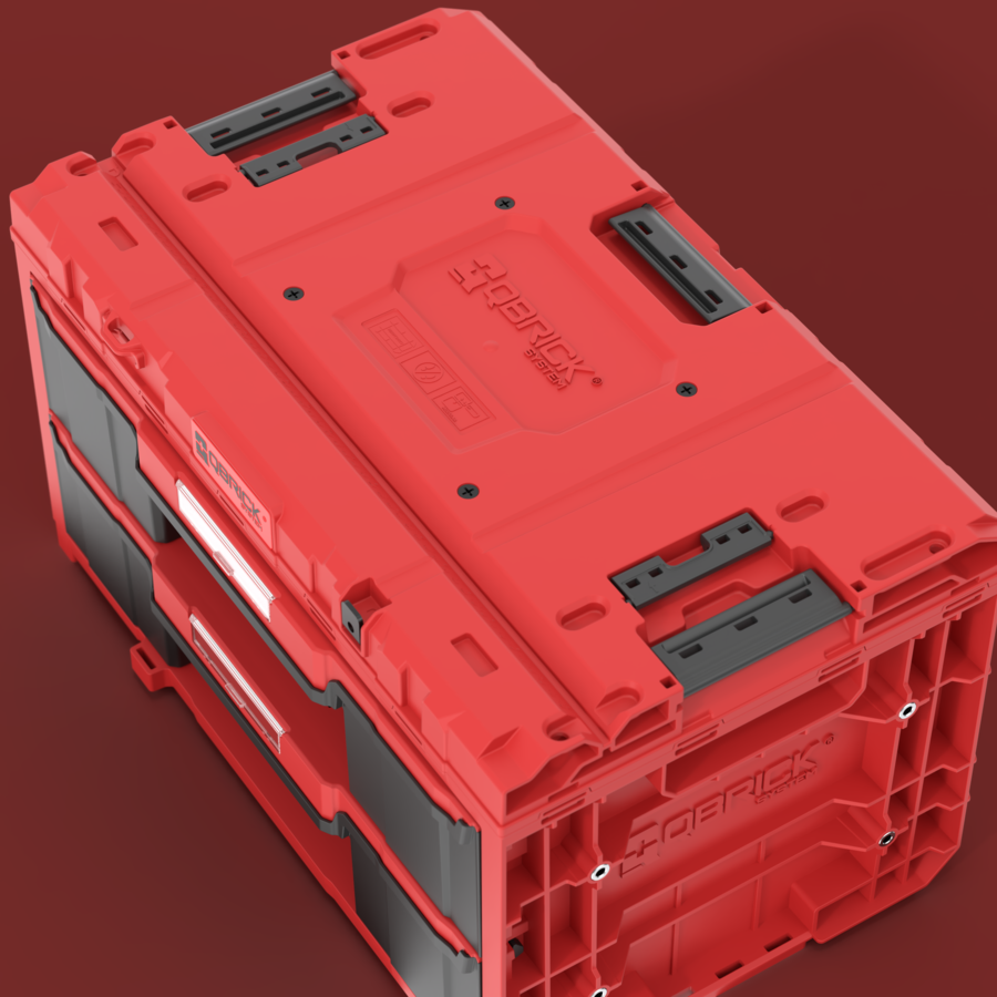 QBRICK SYSTEM ONE DRAWER 2 TOOLBOX 2.0 RED ULTRA HD