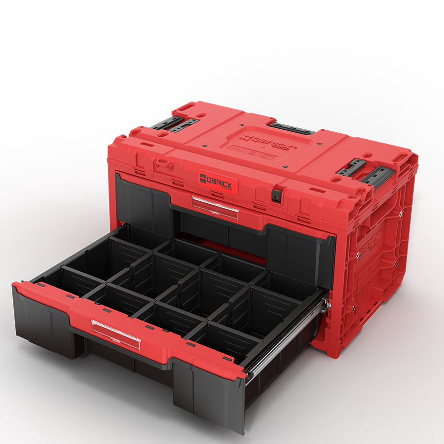 QBRICK SYSTEM ONE DRAWER 2 TOOLBOX 2.0 RED ULTRA HD