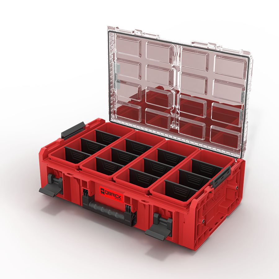 QBRICK SYSTEM ONE ORGANIZER 2XL 2.0 RED ULTRA HD CUSTOM ADAPTER PROMO