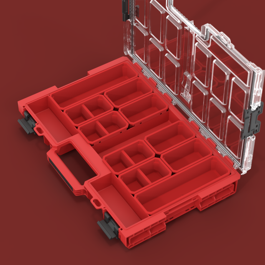 QBRICK SYSTEM ONE ORGANIZER L 2.0 RED ULTRA HD