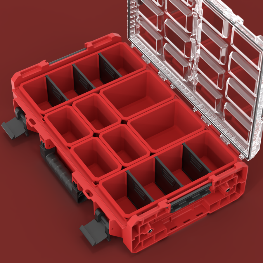 QBRICK SYSTEM ONE ORGANIZER XL 2.0 RED ULTRA HD CUSTOM