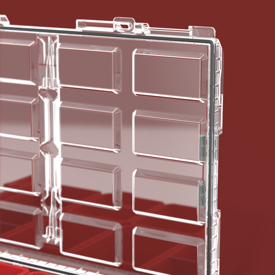 QBRICK SYSTEM ONE ORGANIZER XL 2.0 RED ULTRA HD CUSTOM