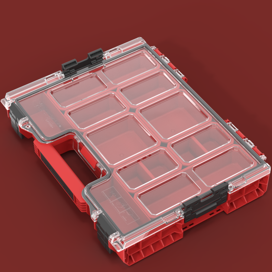 QBRICK SYSTEM PRO ORGANIZER 200 RED ULTRA HD