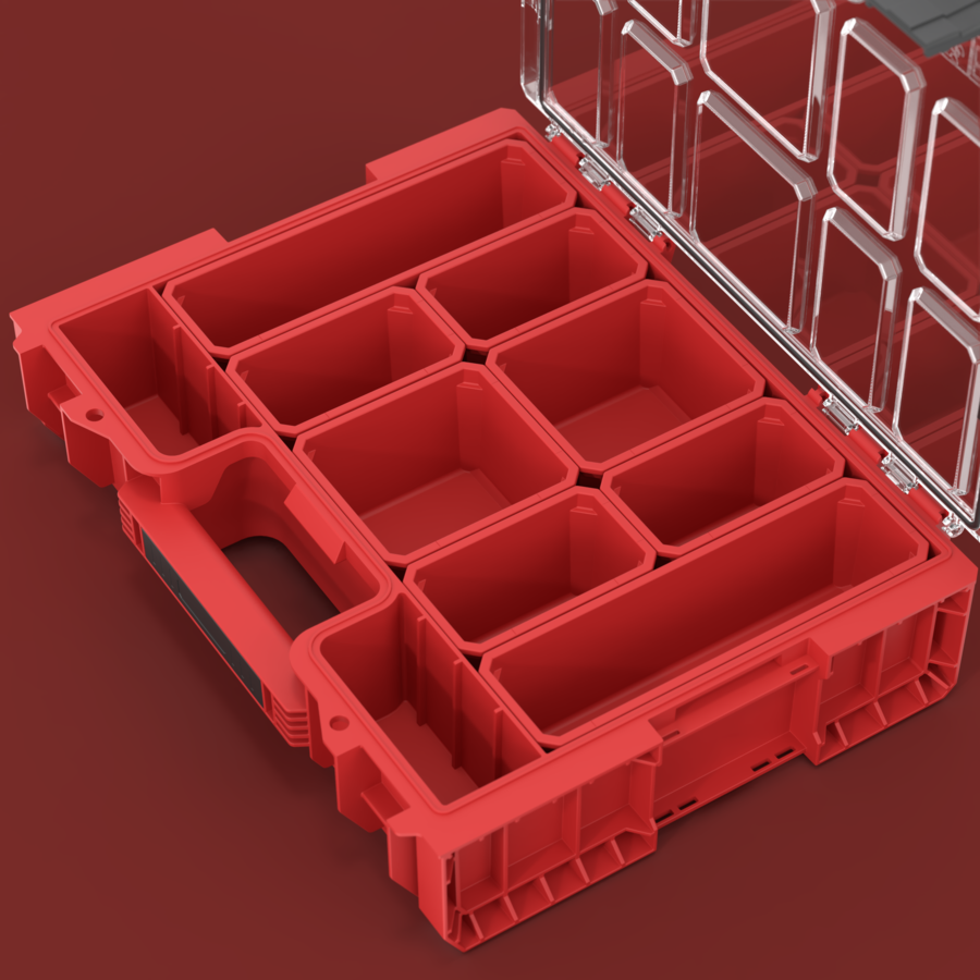 QBRICK SYSTEM PRO ORGANIZER 300 RED ULTRA HD