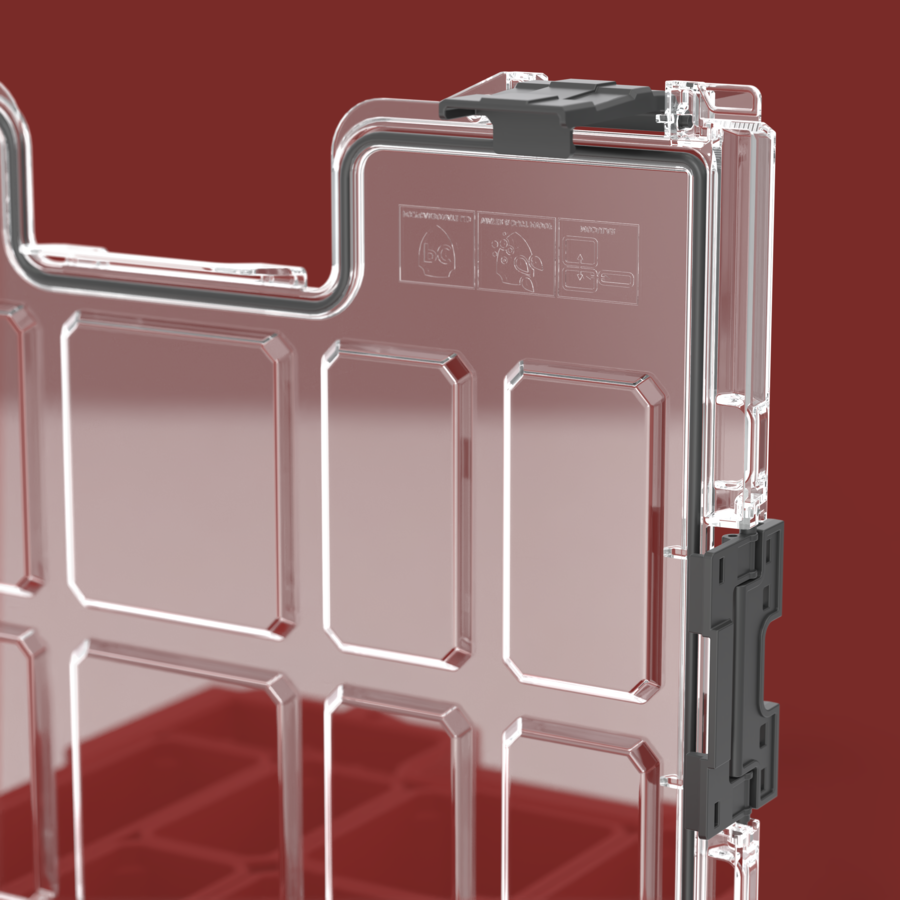 QBRICK SYSTEM PRO ORGANIZER 300 RED ULTRA HD